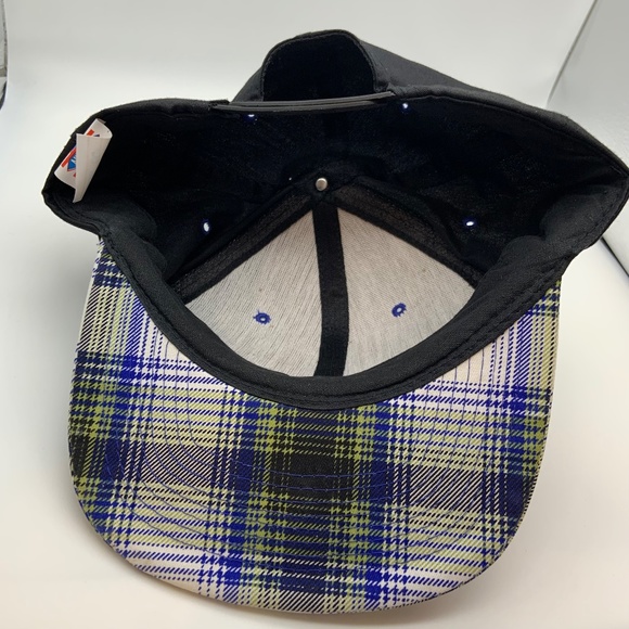 Vintage John Deere 'Nothing Runs Like A Deere' Retro Plaid Snapback Hat - Picture 12 of 16